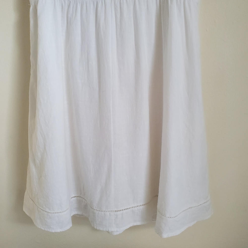 Old Navy White 100% Cotton Trapeze Dress - Picture 10 of 11